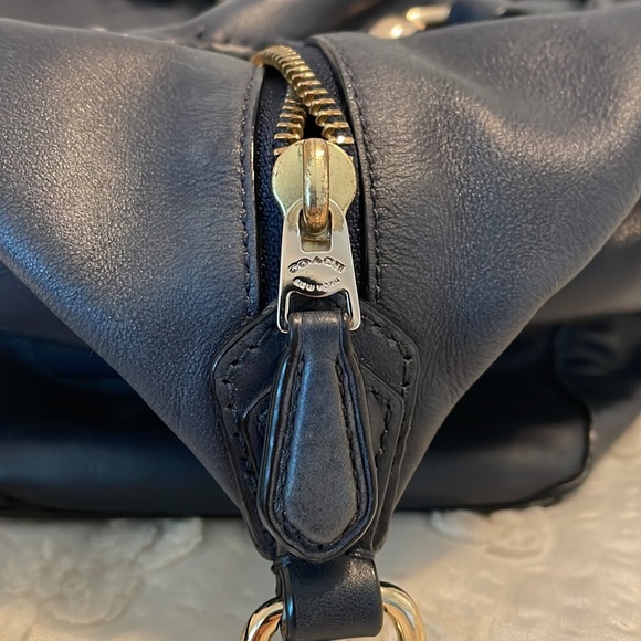 Coach #F33806 Colette Leather Satchel Shoulder Bag - Picture 5 of 13